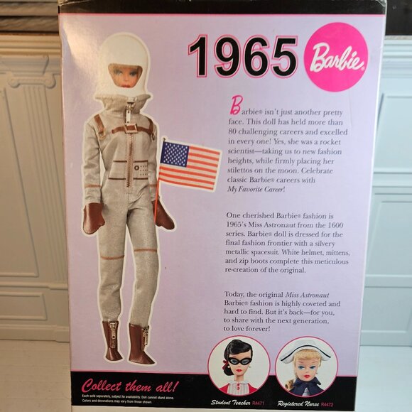 Barbie My Favorite Career Vintage Miss Astronaut Barbie Doll - Picture 7 of 12